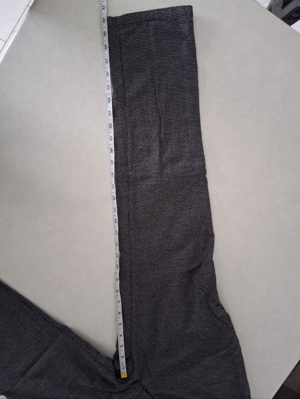 Frank + Oak/ Men's Newport Straight Houndstooth/ Gray Dress Pants/ Size US 31 - Picture 11 of 13